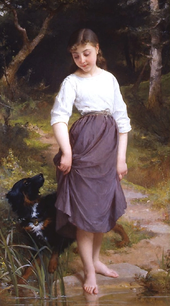 Ragazza con cane